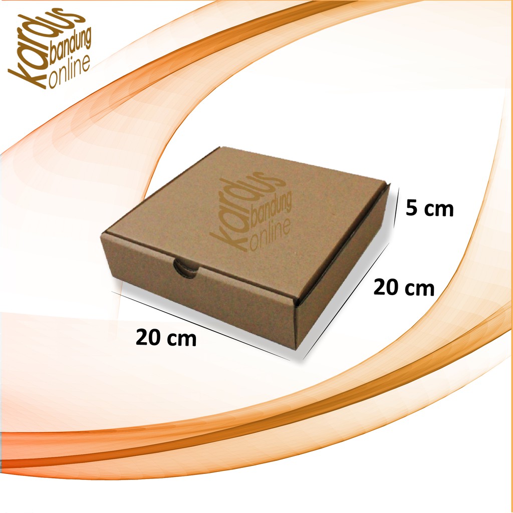 Kardus Box Karton Packing xx5 Tipe Dus Pizza Tebal 3 Mm Shopee Indonesia