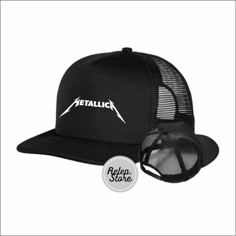 Topi METALLICA band | Topi Snapcack METALLICA | Topi Trucker METALLICA