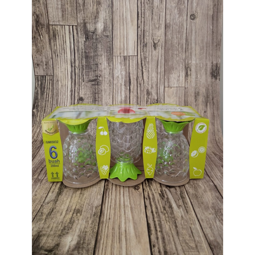 GOLDEN SUNKIST GMI 5032H Gelas Ikan -6pcs