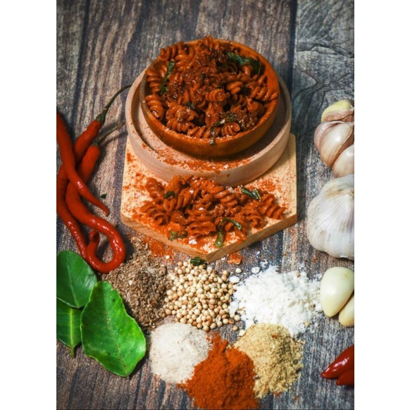 

Makaroni spiral extra pedas 80gr