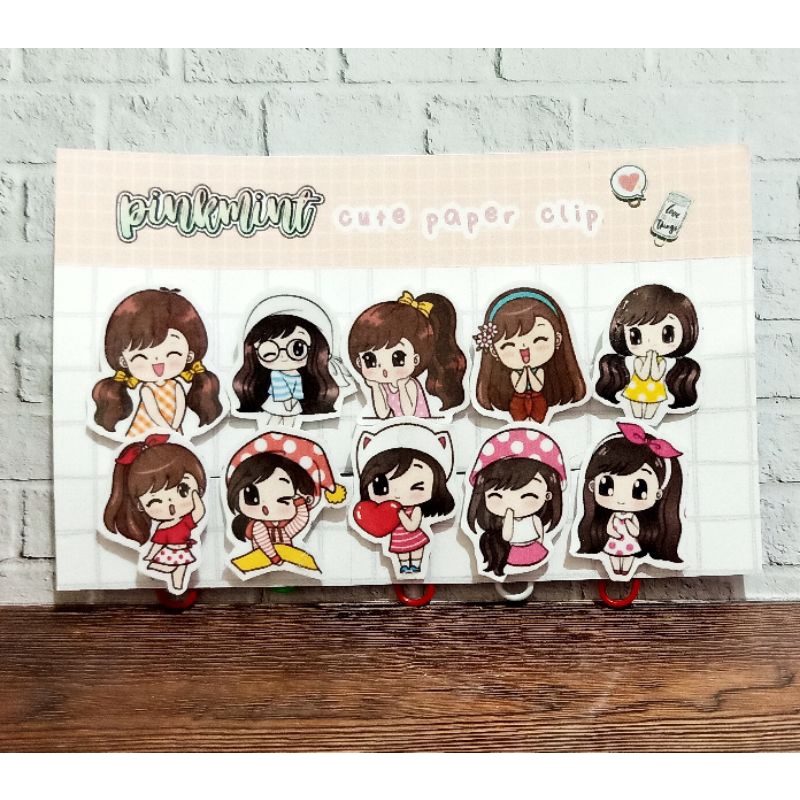 

PAPERCLIP KLIP KERTAS BUKU TEMA CUTE SWEET GIRL PART.3