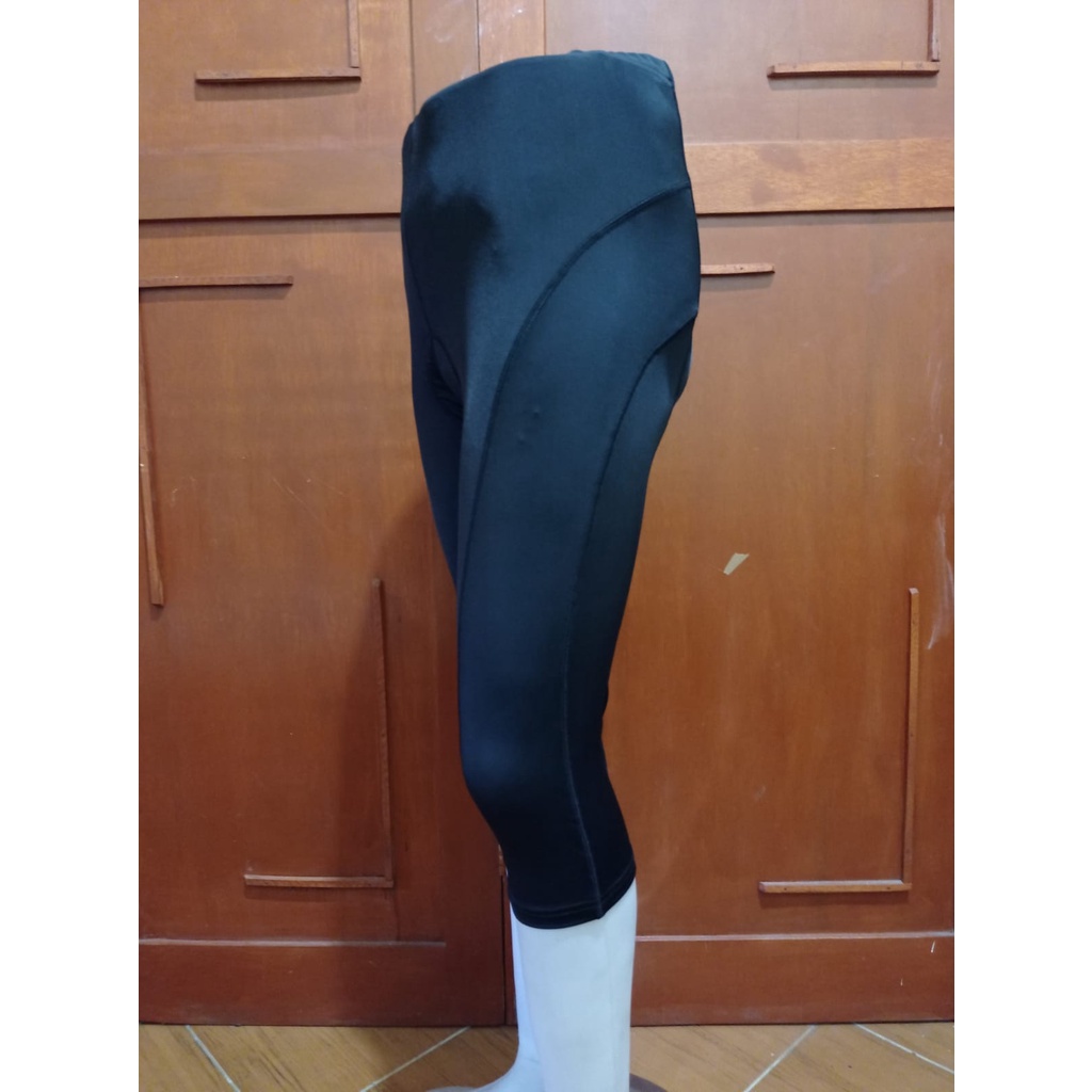 CELANA SEPEDA / PADDING / ROADBIKE / XC / MTB / CELANA  PADDING GEL 3/4 WARNA HITAM POLOS