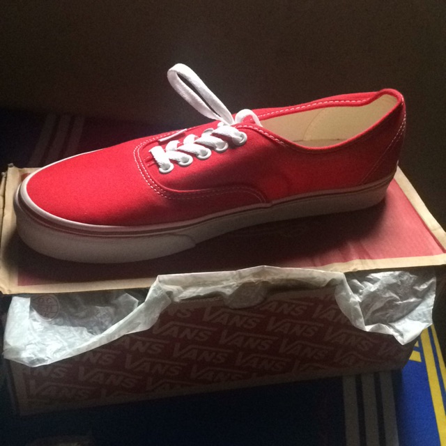 Vans Authentic Red