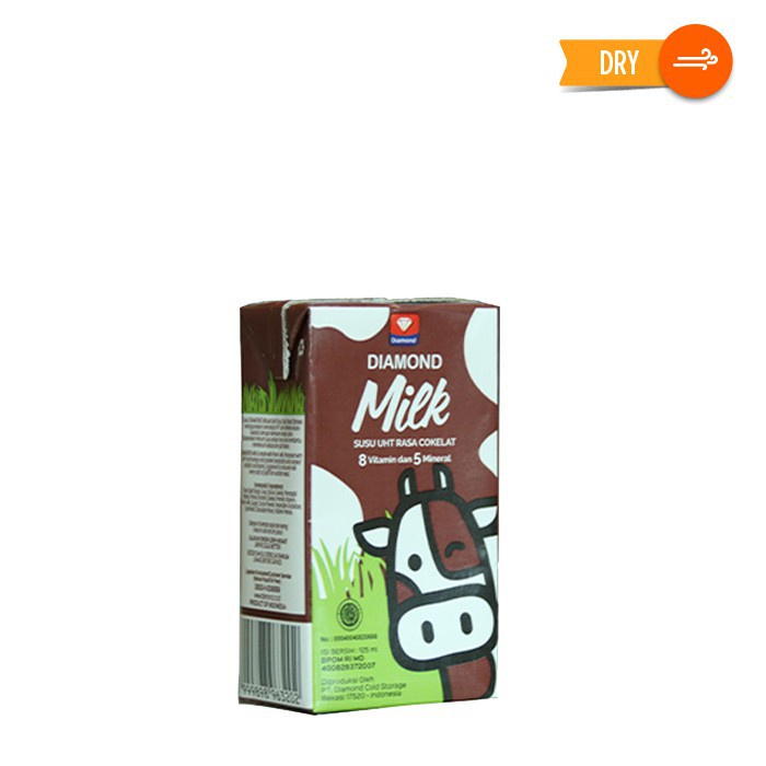 Diamond Milk Uht Chocolate 125ml