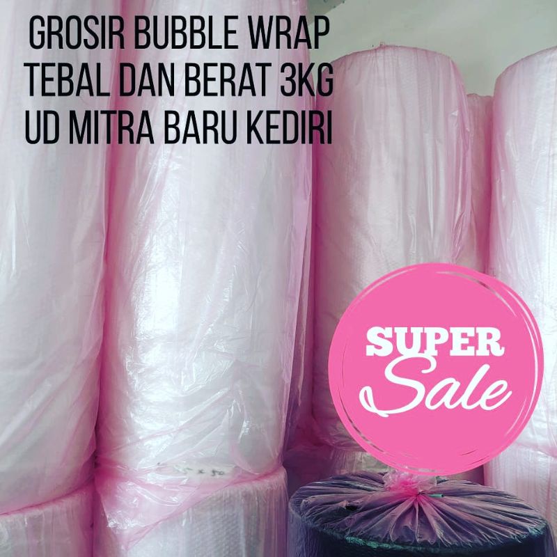

bubble wrap (grosir bubble wrap kediri) per roll 125cm x 50m
