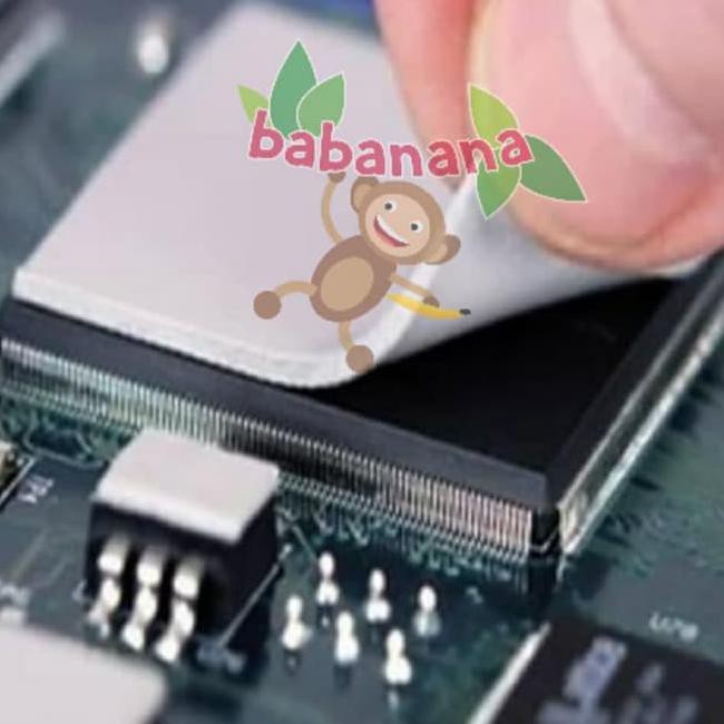 Egyv Thermal Pad 100Mm X 100Mm X 1.0Mm Grey Prosesor Memory Heatsink N893