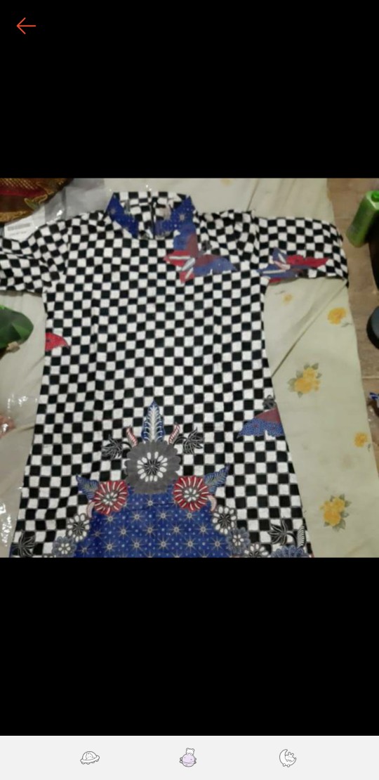 Batik Dolby Dolbi Dobby Doby Tenun Sutra Tulis Katun Atbm Baron Atasan Batik Wanita Sogan Srg308