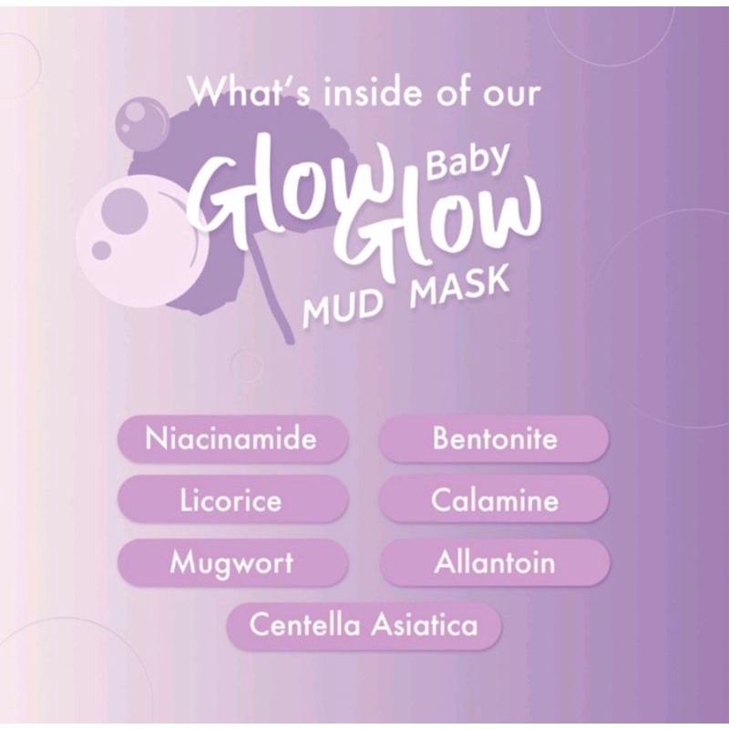 Luxcrime x Awkarin Glow Baby Glow Mud Mask