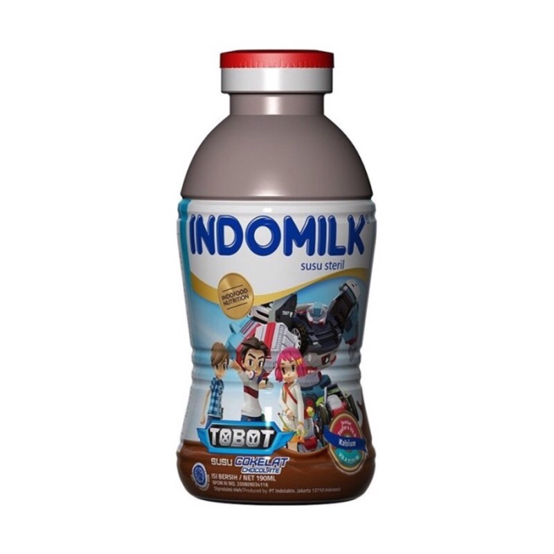 

Indomilk Susu Steril Cokelat 190ml Susu Cair Coklat Botol