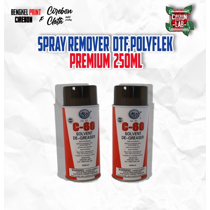 Cairan Penghilang Lem Polyflex Dan Tinta Sablon Spray Way C60 Remover