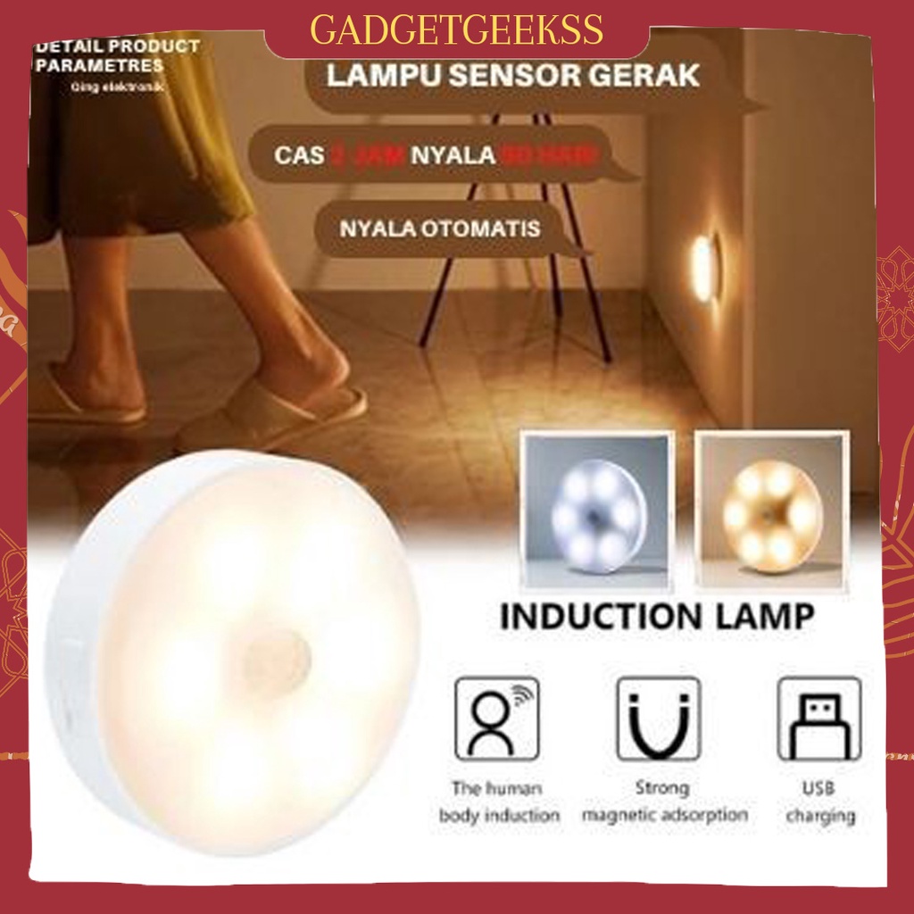 Lampu Led Sensor Otomatis Sensor Gerak Led Induction Night Light