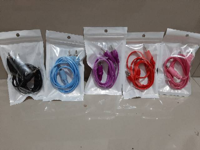 Kabel Audio 2in1 Kabel Aux solid 1 M