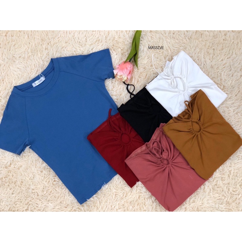 ATASAN MASSIVE/KAOS MASSIVE BANGKOK MODEL IKAT TALI BELAKANG (BJMSV9632)
