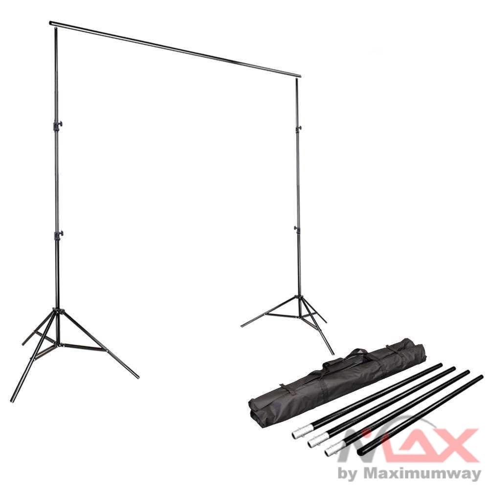 Bracket Stand 190 x 300 cm Untuk Backdrop Tiang Stand Background Foto Studio Tiang Backdrop 3m