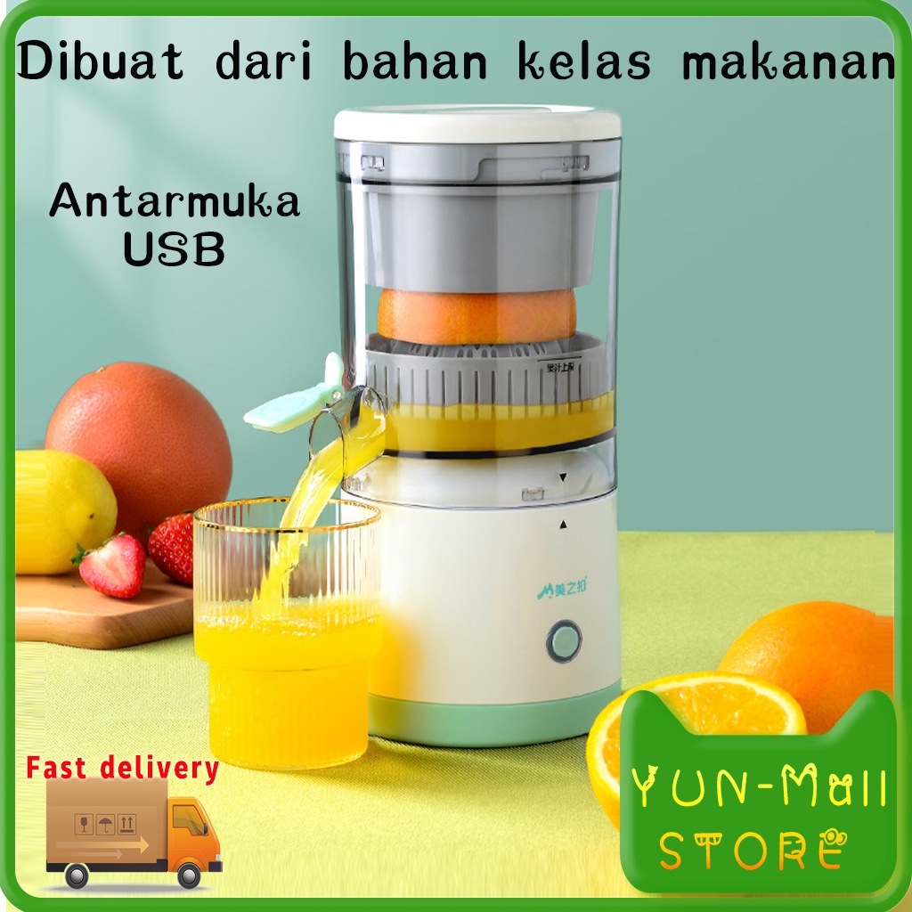 blender juicer portable usb 360/Juicer Buah Nirkabel Isi Ulang Pembuat Jus Listrik Mini 400ML Pencampur Portabel Pemeras Tekanan USB Pemisah Pengisi Daya Mesin Cangkir Pembuat Jus Rumah Tangga