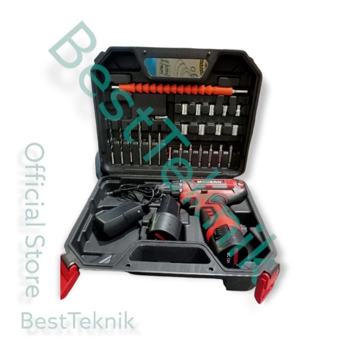 Bor Baterai Cas / Mesin Bor Cordless Modern m13 Set
