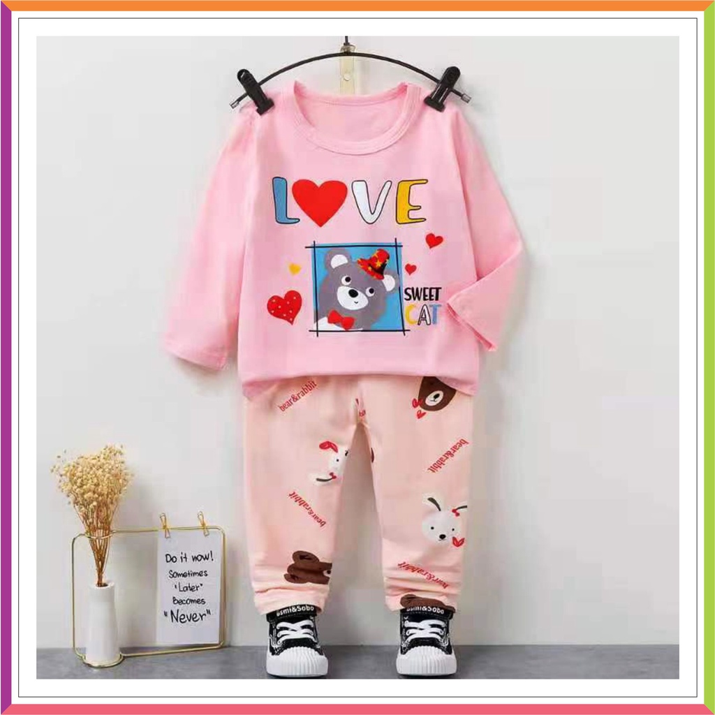 ❤ Baby Fashion ❤ BAJU TIDUR IMPORT / BAJU TIDUR / PIYAMA ANAK / SETELAN CELANA PANJANG