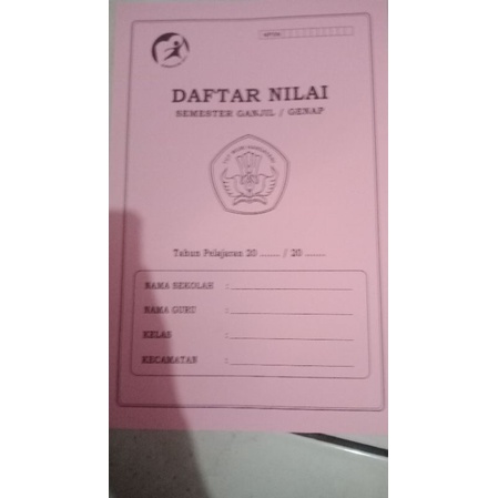 

BUKU DAFTAR NILAI SEKOLAH GANJIL/GENAP