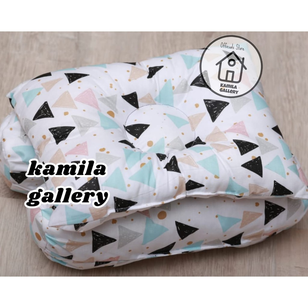 BANTAL GULING BAYI / PERLENGKAPAN BAYI KADO LAHIRAN BAYI (BANTAL PEYANG + 2 GULING) BABY