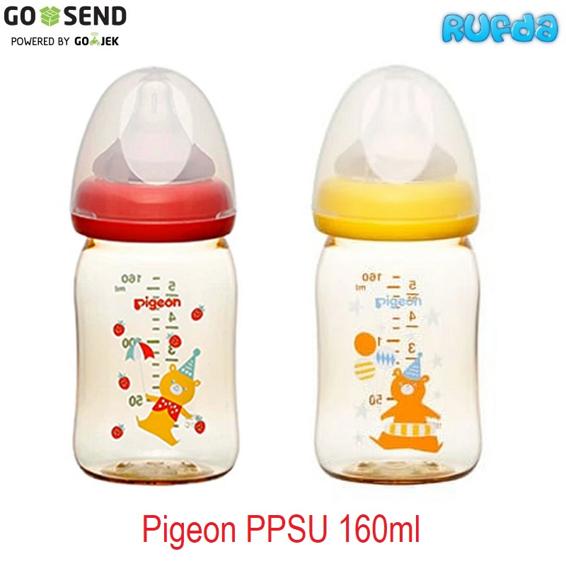 Motif 2021 Pigeon PPSU 160ml Wideneck Baby Bottle Botol Susu Bayi