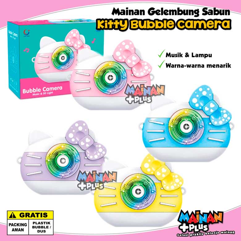Mainan Anak Gelembung Sabun Hello Kitty Bubble Camera SNI