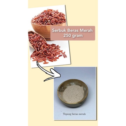 

Serbuk Beras Merah 250 gram