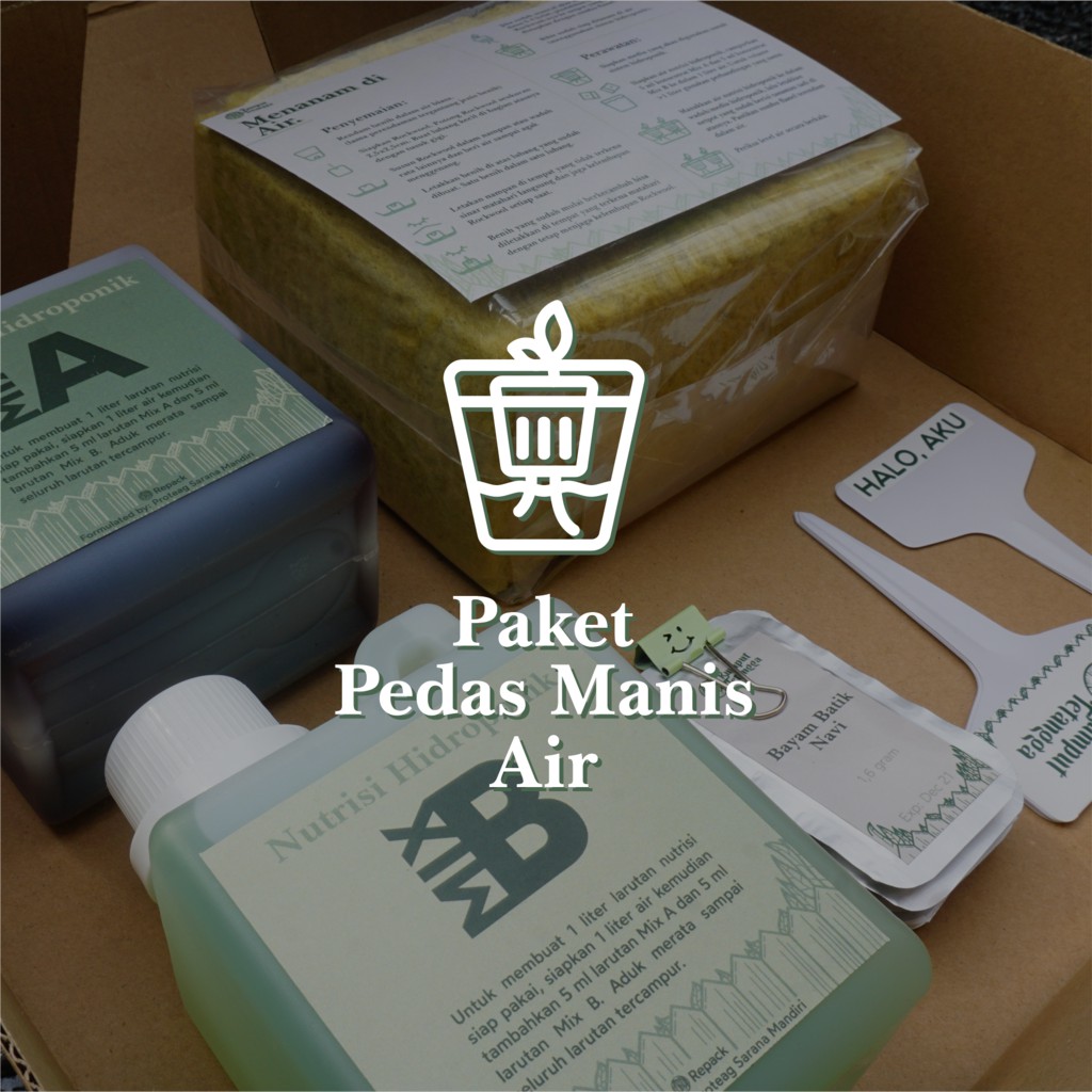 Paket Berkebun: Pedas Manis Air. Benih Cabe Hias