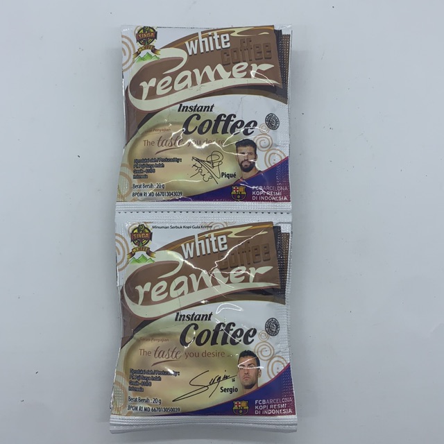 

Kopi Singa White Coffee Renteng 10x15gr