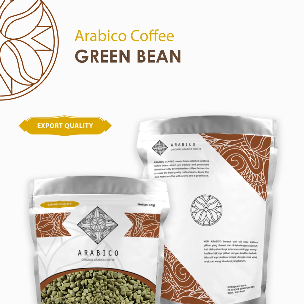 

Biji Kopi Arabika Green Bean 500g