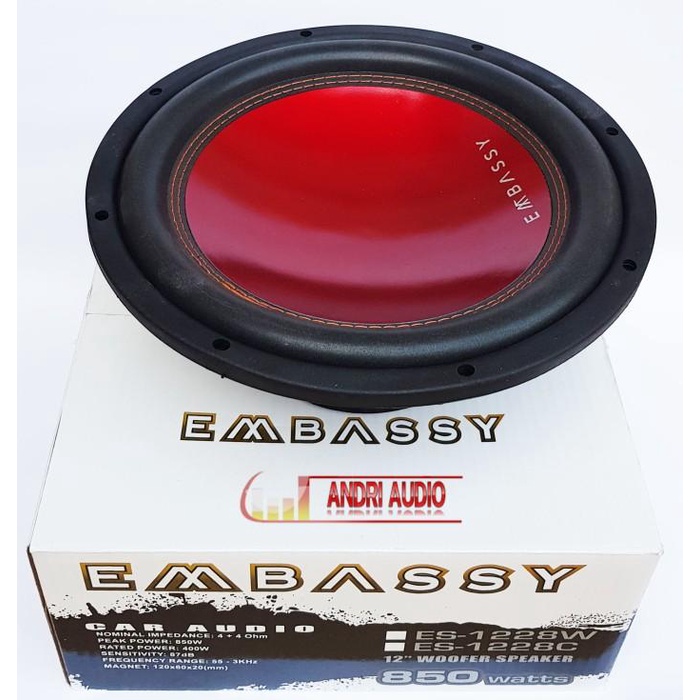 Subwoofer Embassy Double Coil Es-1288
