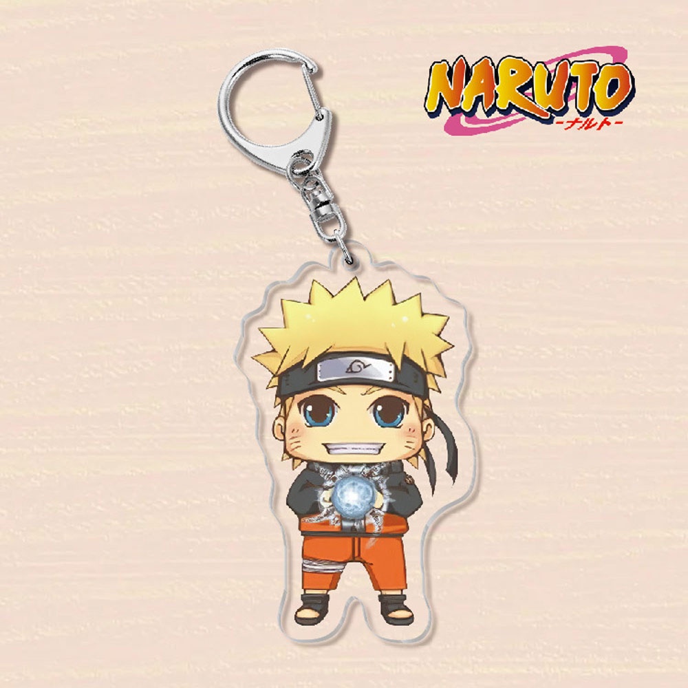 Lanfy Gantungan Kunci Motif Anime Naruto Bahan Akrilik