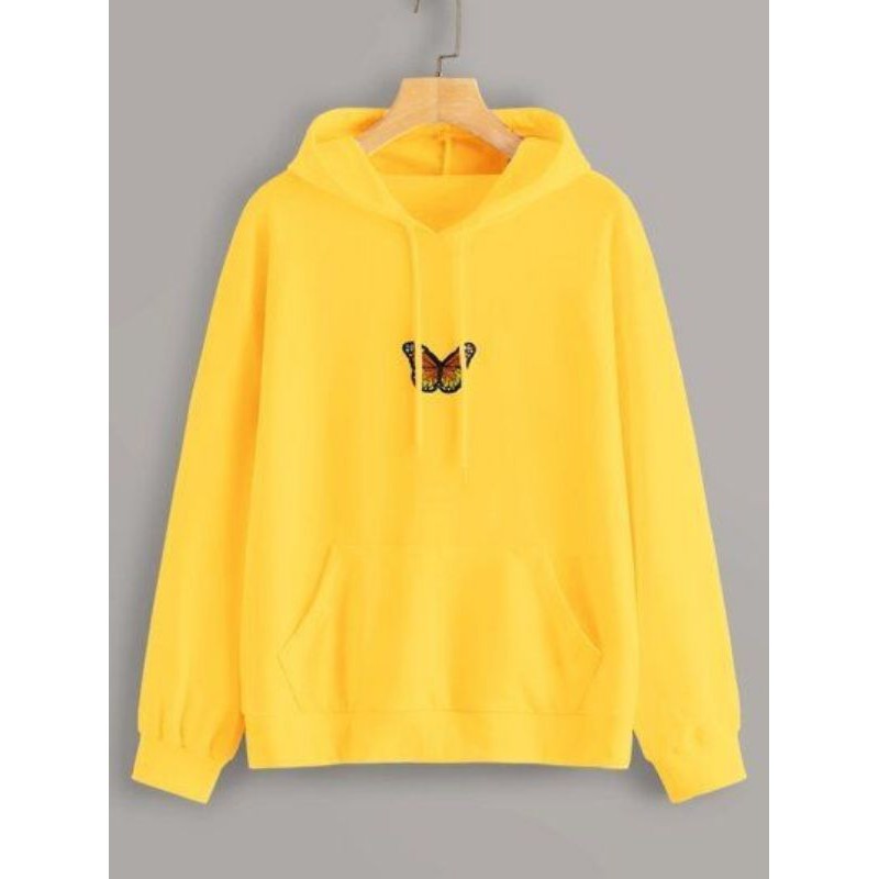 HOODIE JUMPER KUPU KUPU UNISEX SIZE M-XXL / HOODIE BUTTERFLY / HOODIE KUPU KUPU / HOODIE TRENDING