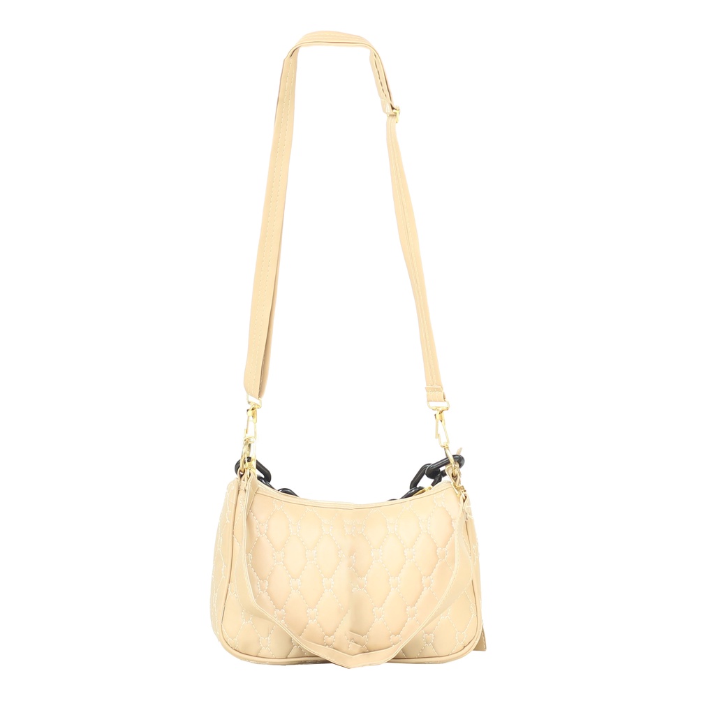 Tas Selempang Tas Unik Selempang Morvina Cream Tas Slingbag Fashion Cewek Kekinian Stylish