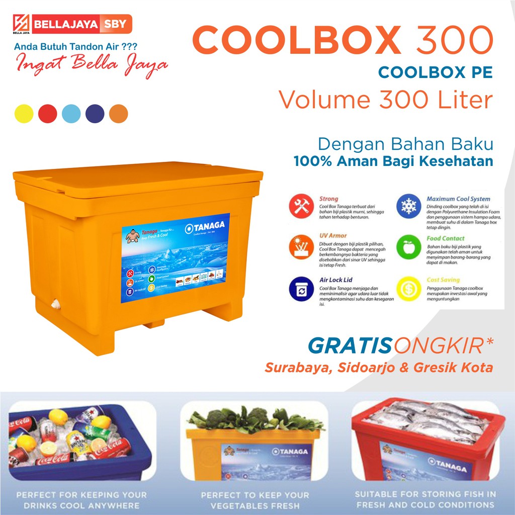 Jual Coolbox 300 Liter Tanaga | Shopee Indonesia