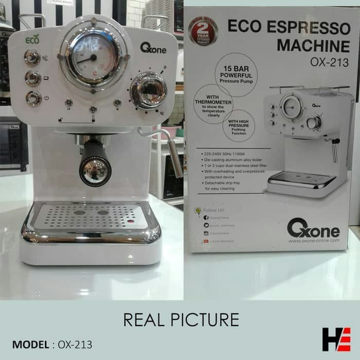 Home Eco Espresso Machine Oxone OX-213 Alat Pembuat Kopi Espresso