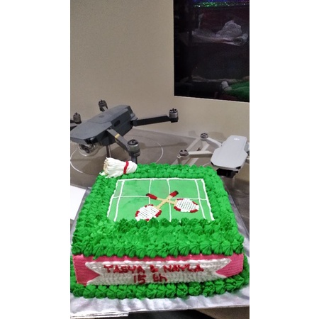 

kue ultah / ulang tahun lapangan tenis