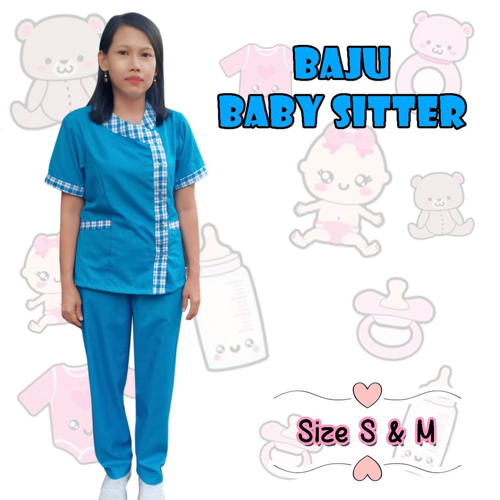 Promo Baju Seragam Baby Sitter suster polos