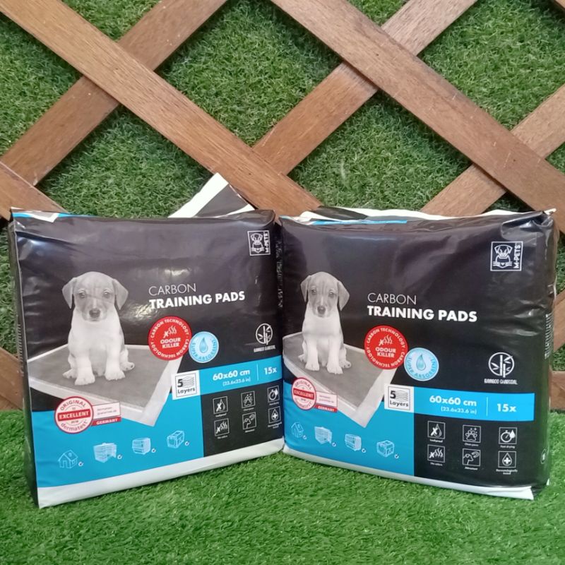 M-Pets Carbon Train Pads 33x45 / 45x60 / 60x60 Underpad Toilet training anjing Underpet