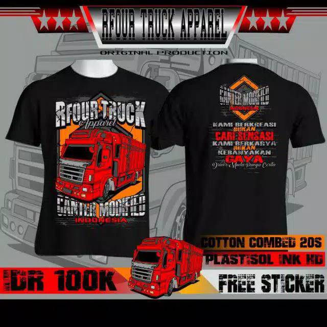 PROMO KAOS DISTRO RFOUR TRUCK APPAREL