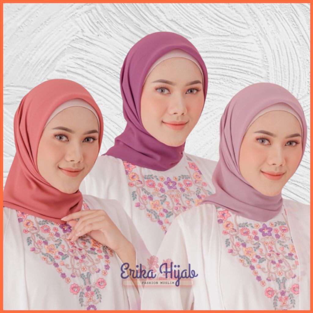 HIJAB SEGIEMPAT BELLA SQUARE '60 WARNA" KERUDUNG POLYCOTTON / JILBAB BELLA SQUARE PREMIUM TERMURAH T