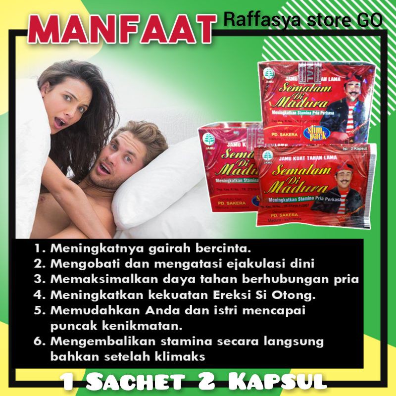 Semalam Di Madura 1 Sachet - Jamu Herbal Madura - Pil Semalam Di Madura Original