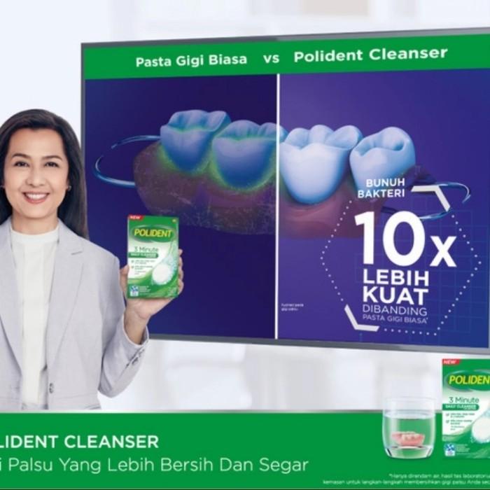 Polident Cleanser 30tablet TERMURAH 