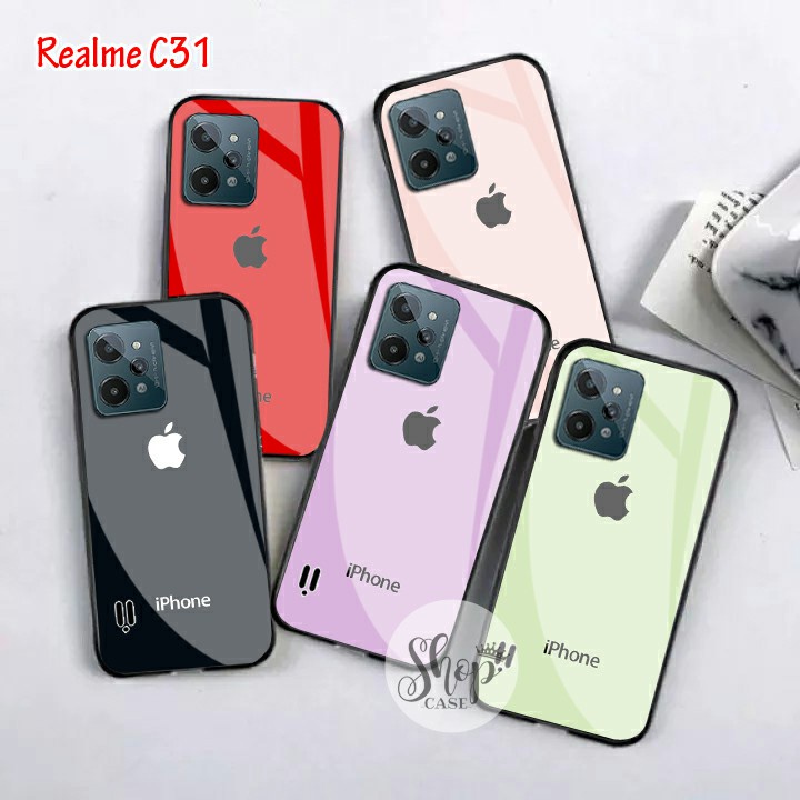 Softcase Glass Realme C31 - Case Realme C31 - case Realme C31 - kesing Realme C31 - softcase Realme 