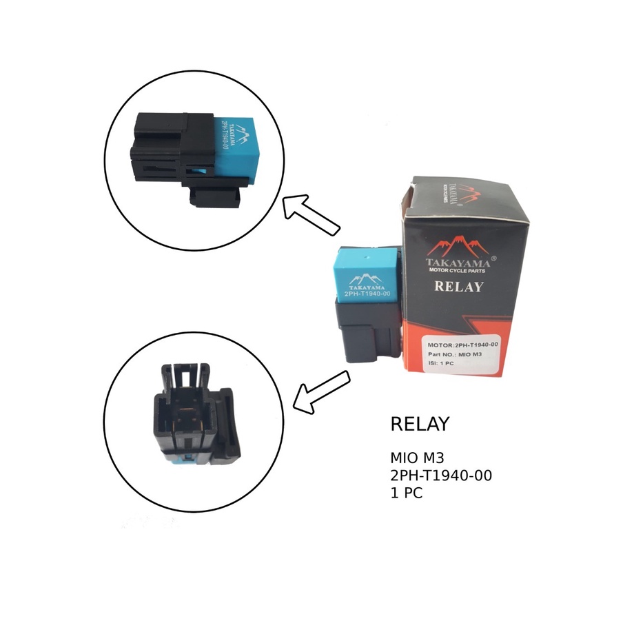 SWITCH STATER RELAY MIO M3/125 TAKAYAMA TOP QUALITY-1