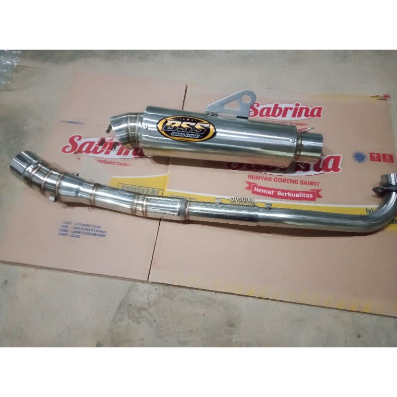 KNALPOT BSS KOMPETISI PNP JUPITER VEGA KARISMA ASTREA BLADE C70 PRIMA LEGENDA DLL