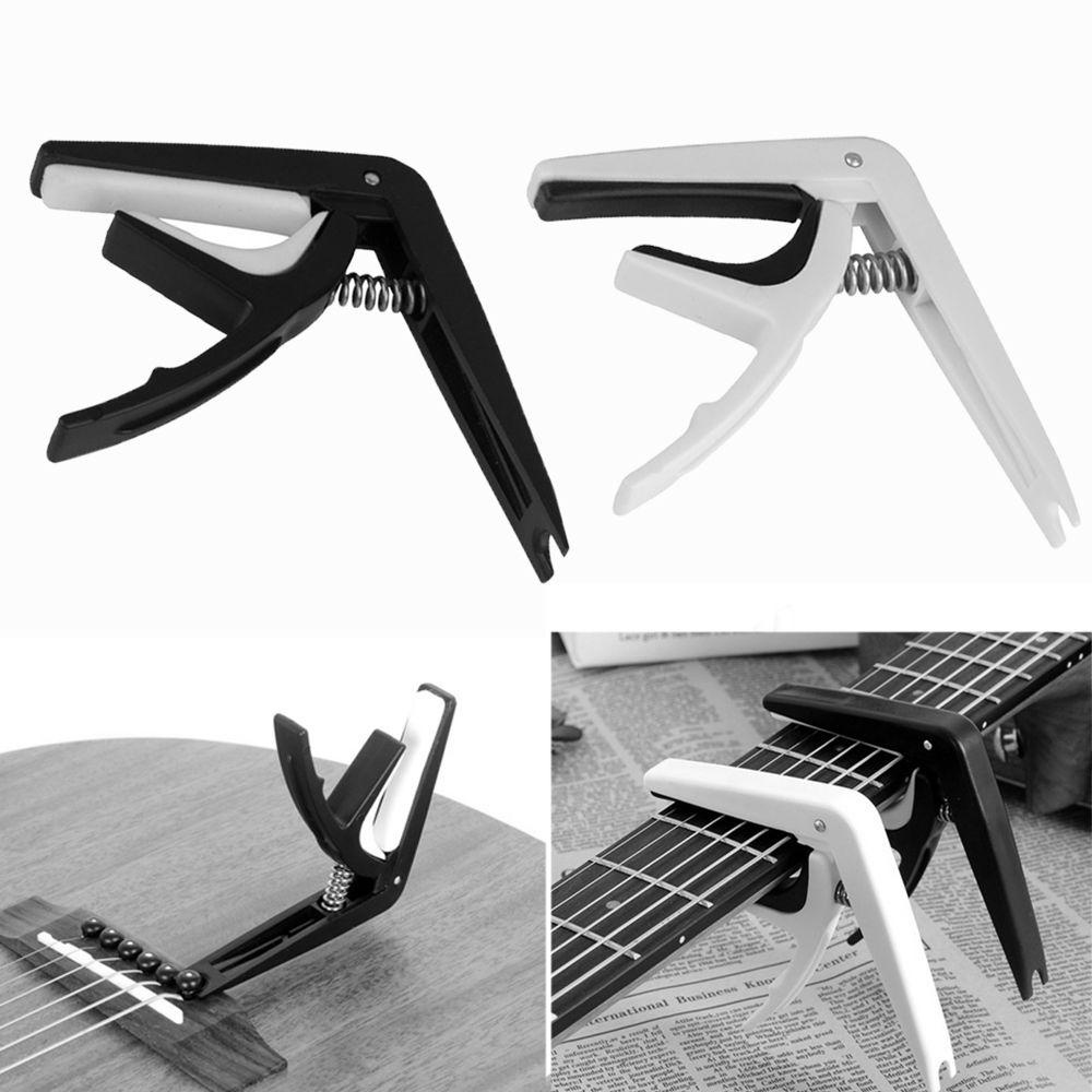 Nickolas1 Gitar Capo Trigger Transpose Acoustic Electric Tuned Musical Tune Clamp