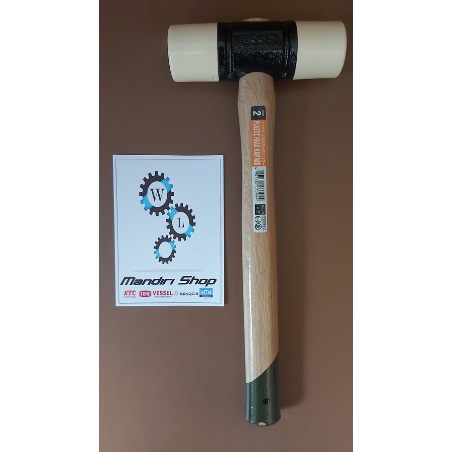 PALU PLASTIK GAGANG KAYU VESSEL KODE PH70