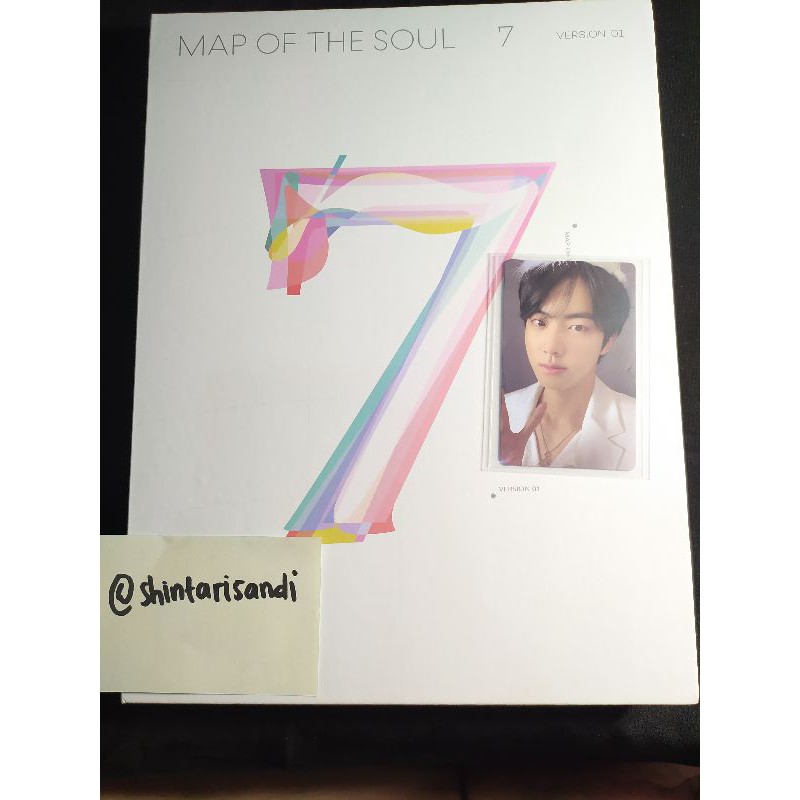 (BOOKED) BTS MOTS 7 ver 1 Album + PC Seokjin