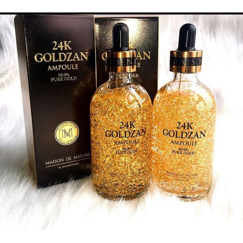 Serum Wajah Goldzan 24k Mencerahkan Wajah Dan Menghilangkan Flek Hitam Secara Lebih Cepat Original 1