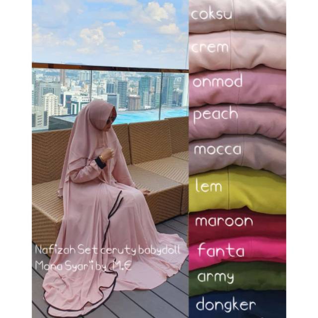 Nafisah Set ori Mona Syari ME